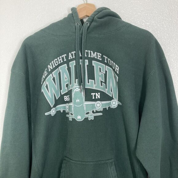 Morgan Wallen Hoodie Sweatshirt Pullover Mens XL One Night At A Time Tour 2024 - Picture 2 of 16